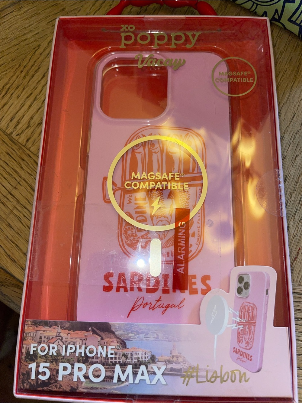 XO Poppy Cell Phone Case for iPhone 15 Pro Max- Sardines
